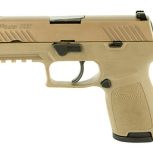 Sig P320 Compact 9mm, FDE, Striker Fired, DAO, Medium Grip, 10rd