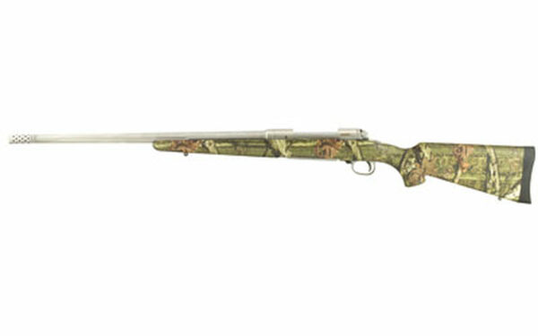 Savage Model 116 Weather Warrior Bear Hunter .338 Win Mag, 23" Stainless Barrel, Satin Finish, Adj Brake, Accustock Camo, 3rd