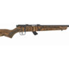 Savage Mark II 22LR, 18" Barrel, Brown Finish, Laminate Stock, 2 Pc Weaver Base, 10rd