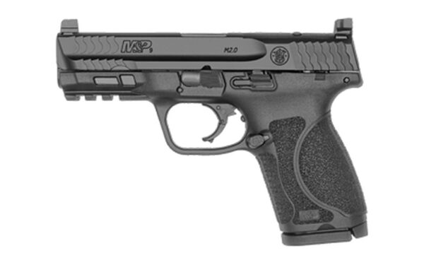 Smith & Wesson M&P9 M2.0 Compact 9mm, 4" Barrel, Optics Ready, NTS, Black, 15rd