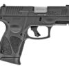 Taurus G3C Pistol, Striker Fired, Compact, 3.26" Barrel, Polymer Frame, Black Color, Fixed Front Sight With Drift Adjustable Rear Sight, 12Rd, 3 Magazines