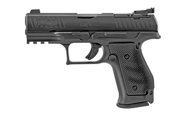 Walther Q4 Steel Frame Optic Ready 9mm 4" Barrel, Adj. Rear Sight, Black, 2x 15rd