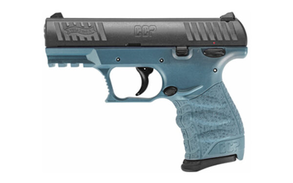 Walther CCP M2, Compact Pistol, 9mm, 3.54" Barrel, Polymer Frame, Blue Titanium Finish, 2-8rd Magazines