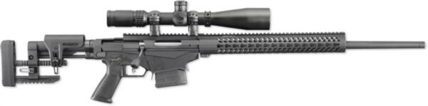 *D*Ruger Precision Rifle, Bolt Action, .308 Win, 20", Folding Stock, Black