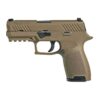 Sig P320 Compact 9mm, FDE, Striker Fired, DAO, Medium Grip, 10rd