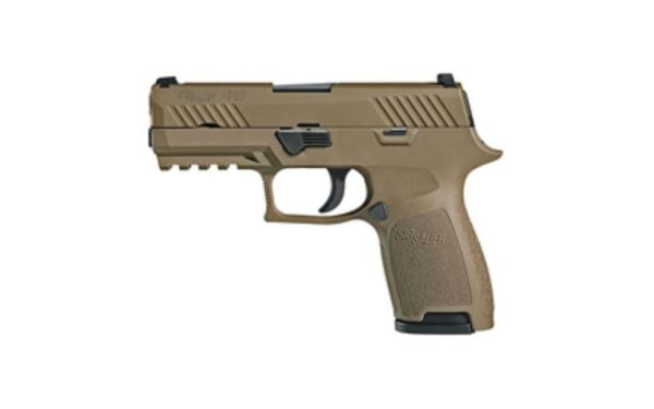 Sig P320 Compact 9mm, FDE, Striker Fired, DAO, Medium Grip, 10rd