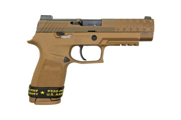 Sig P320-M17 Freedom Slide 9MM 4.7" Barrel NO Manual Safety, Night Sight Plate, 2- 17rd Mags
