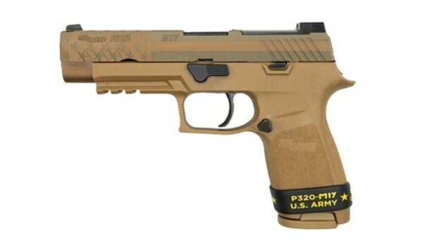 Sig P320-M17 Freedom Slide 9MM 4.7" Barrel NO Manual Safety, Night Sight Plate, 2- 17rd Mags