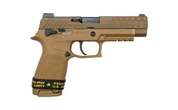 Sig P320-M17 Freedom Edition 9MM 4.7" Barrel Manual Safety, Night Sight Plate, 2- 17rd Mags