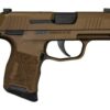 Sig P365 9mm, 3" Barrel, XRay3 Night Sights, Manual Safety, Burnt Bronze, 10rd