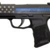 Sig P365 9mm, 3" Barrel, XRay3 Night Sights, Manual Safety, Blue Line Police, 10rd