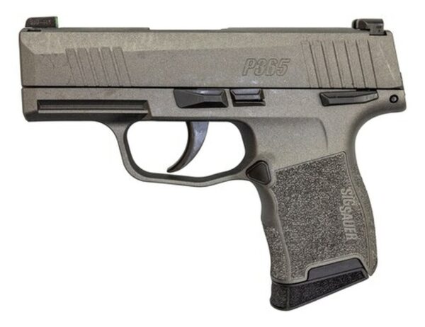Sig P365 9mm, 3" Barrel, XRay3 Night Sights, Manual Safety, Tungsten Gray, 10rd