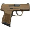 Sig P365 Burnt Bronze 9mm, 3" Barrel, Sig XRay3 Night Sights, 10rd Mag