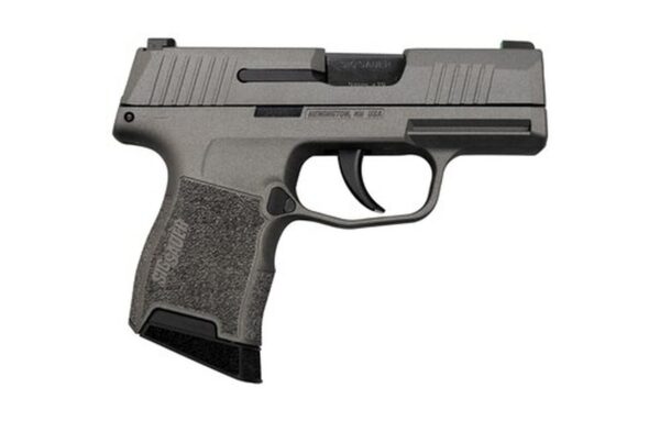 Sig P365 Tungsten Gray 9mm, 3" Barrel, Sig XRay3 Night Sights, 10rd Mag