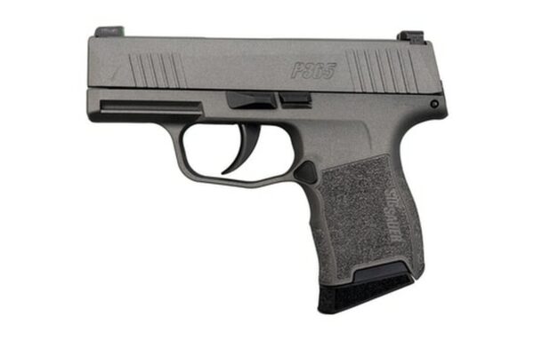 Sig P365 Tungsten Gray 9mm, 3" Barrel, Sig XRay3 Night Sights, 10rd Mag