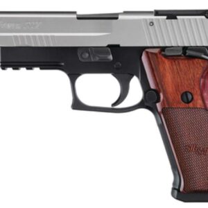Sig 220BR5 Super Match Beavertail Frame 2 Tone SAO Trigger Wood Grips Test Target
