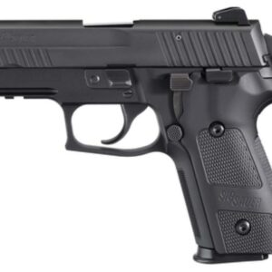 SIG P229 Elite Dark 9mm 3.9", Siglite NS, Black Aluminum Grips 15 Round Mag
