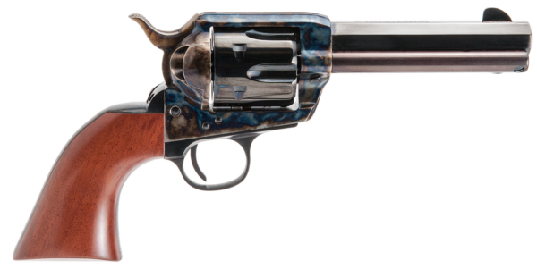 Cimarron El Malo Pre-War 1896-1940 38 Special-357 Mag, 4.75" Barrel, Blued, Color Case Hardened, Walnut, 6rd