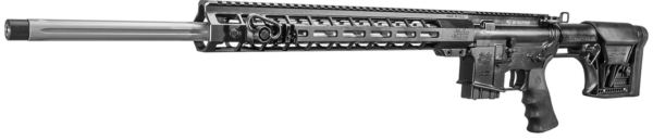 Windham Weaponry R22 AR-15 224 Valkyrie 22" Barrel SS, Black Fixed Luth-AR Adjustable Checkpiece Stock Black Hardcoat Anodized Receiver, 5rd Mag