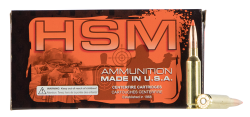 HSM Match Target 308 Win, 168gr, Sierra MatchKing BTHP, 20rd Box - Ammo | The Gun Shop