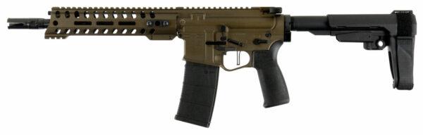 Patriot Ordnance Factory Renegade Plus 5.56x45mm NATO 10.50" 30+1 Burnt Bronze Mission First Battlelink Stock Black Polymer Grip