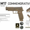 Sig P320-M17 Commerative 9MM US Army Service Version, Sight Plate, 1 17rd and 2-21rd Mags,