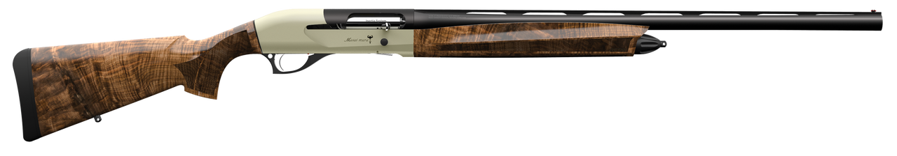 Retay Masai Mara 12 Ga, 28" Barrel, 3", Silver Satin Cerakote, Oil Turkish Walnut, 4rd