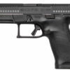 CZ P-10 USA Compact Optics Ready 9mm Double 4" Barrel, Black Interchangeable Backstrap Grip Black Polymer Frame Black Nitride Slide, 10rd