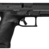 CZ P-10 USA Compact Optics Ready 9mm Double 4" Barrel, Black Interchangeable Backstrap Grip Black Polymer Frame Black Nitride Slide, 10rd