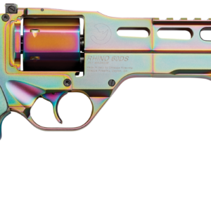 Chiappa Firearms Rhino, 60DS, Revolver, Double/Single Action, 357 Magnum/38 Spl, 6" Barrel, Alloy Frame, Nebula Mix Color Finish, Blue Laminate Medium Grips, 6Rd