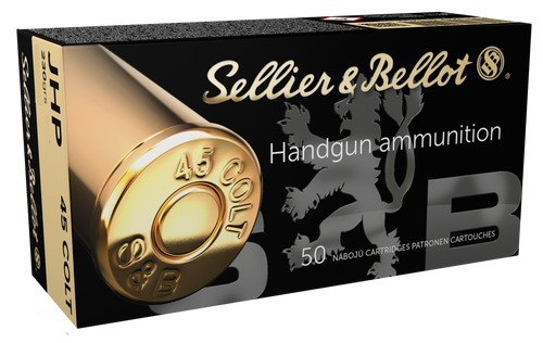 Sellier & Bellot Defense 45 Colt, 230gr, Jacketed Hollow Point, 50Bx/12Cs - Ammo | The Gun Shop
