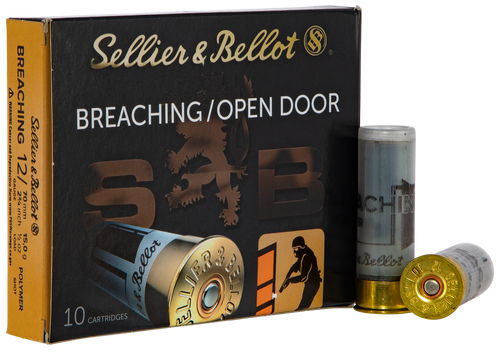 Sellier & Bellot Shotgun Breaching 12 Ga, 2.75", 1/2 oz, 10rd Box - Ammo | The Gun Shop