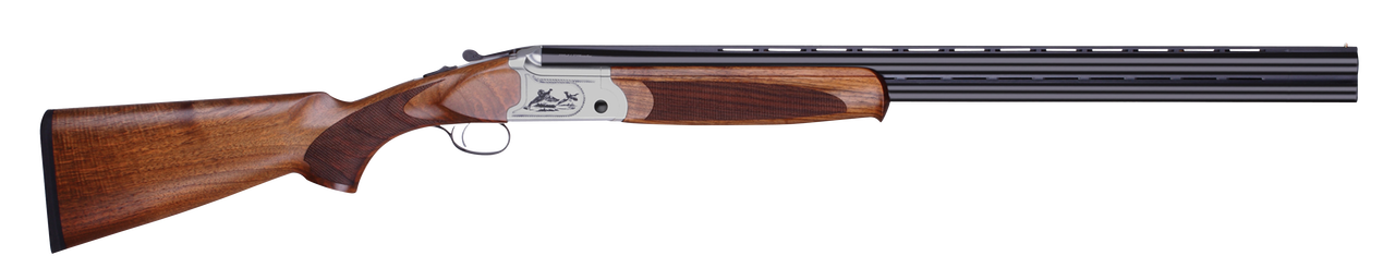 ATI Crusader Sport 410 Ga, 26" Barrel, 2.75", Silver Engraved, Oiled Turkish Walnut, 2rd