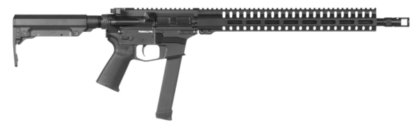 CMMG Resolute 300 9mm 16" Barrel Black CMMG 6 Position RipStock Synthetic Stock 33rd Mag