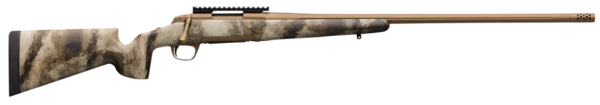 Browning X-Bolt Hells Canyon Speed Long Range 6.5 PRC 4+1 26" A-TACS AU Camo Fixed McMillan Game Scout Stock Burnt Bronze Cerakote Right Hand Muzzle Brake
