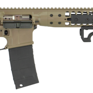 LWRC Individual Carbine Direct Impingement 5.56 NATO 16.10", Black 6 Position Synthetic Stock Flat Dark Earth Anodized Steel Receiver, 30 rd