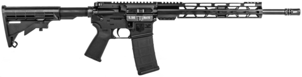 Diamondback DB15 223 Rem,5.56 NATO 16", Black Nitride Black Hard Coat Anodized 6 Position Stock, 30 rd