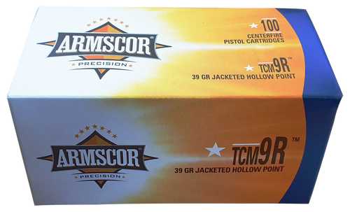 Armscor Precision 22 TCM 9R, 39gr, Jacketed Hollow Point, 100Bx/12Cs - Ammo | The Gun Shop