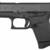 Glock G43 Subcompact 9mm, 3.41" Barrel, Glock Night Sights, Black, 6rd