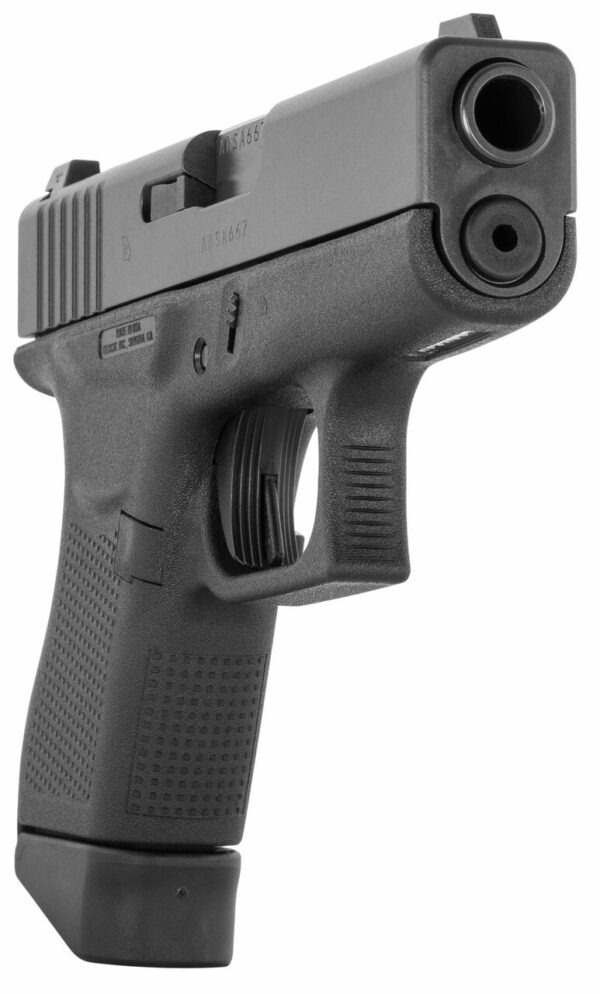 Glock G43 Subcompact 9mm, 3.41" Barrel, Glock Night Sights, Black, 6rd