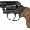 Colt Night Cobra, Revolver, 38 Special, 2" Barrel, Steel Frame, Black, VZ Hyena Brown Grips, 6Rd, Brass Bead Front Sight