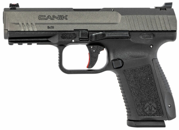 Canik TP9SF Elite, 9mm, 4.19" Match Bbl,Tungsten Finish, 2x15Rnd Mags