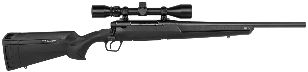 Savage Axis XP 350 Legend, 22" Barrel, Black, Weaver 3-9x40 Scope, Detachable Box Magazine, 4rd