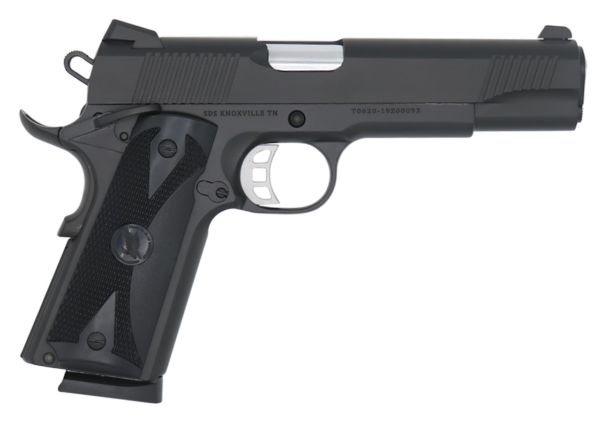 Tisas 1911-B 45 ACP, 5" Barrel, Steel Frame, Black Cerakote Finish, Novak Style 3-Dot Sights, 8Rd