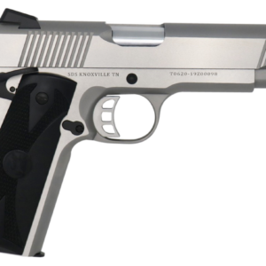 Tisas 1911-S 45 ACP, 5" Barrel, Steel Frame, Stainless Finish, Novak Style 3-Dot Sights, 8Rd