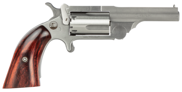 NAA Ranger II 22 Mag 2.50" Barrel 5rd Stainless Rosewood Bird's Head Grip