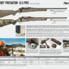 Mossberg Patriot, Predator, Bolt Action, 6.5 PRC, 24" Fluted Threaded Barrel, Brown Finish, Syntheic Strata Camo Stock, Adj. Trigger, Picatinny, Oversized Handle, Box Magazine, 5rd