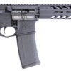 HM Defense Raider M5AR 223 Rem/5.56mm, 12.5" MONOBLOC Barrel, Midlength Gas System, Integral Gas Block, 1:8 Twist, Muzzle Brake, Black, Anodized, 10 3/8" Free Float Rail, M-LOK, Shockwave 2.0 Brace