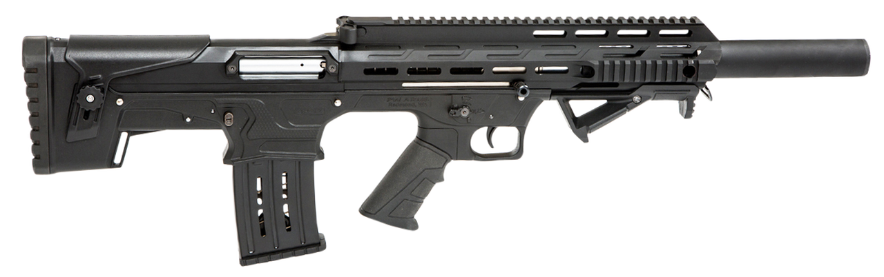 Panzer Arms BP12 12 Ga, 20" Barrel, Fixed Stock/Adj. Cheekpiece, Black, 5rd