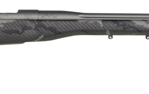 Weatherby Mark V Accumark Pro 30-378 Weatherby Mag, 26" Carbon Fiber, Gray Sponge Patterns, Gray Cerakote, Left Hand, 3rd
